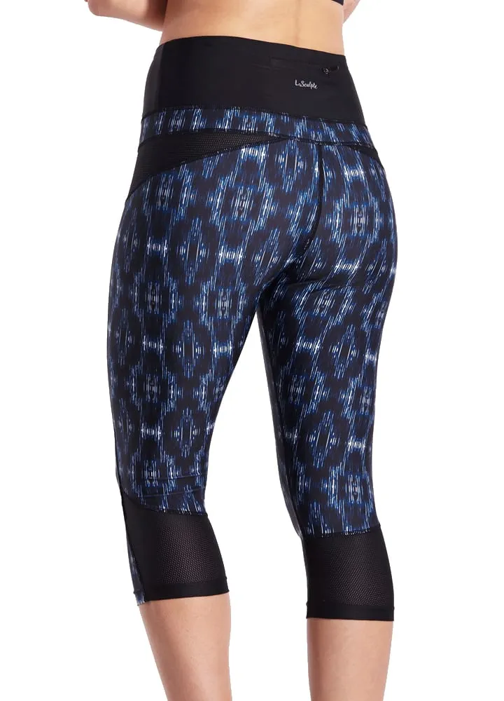 Yoga Pants Shaping Printed Crop